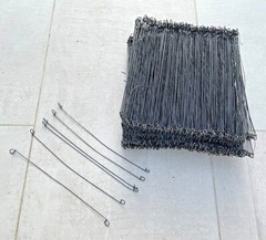 Sandbaggy Double Loop Rebar Wire Bar Ties – 12″ or 18 Inch Length – 16 Gauge