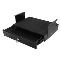 Sliding Under Desk Storage Drawer Pull-out Drawer W/Computer Pad For Stand Desk