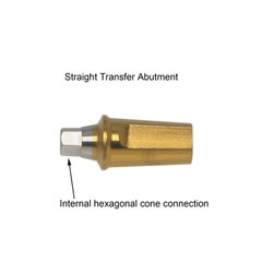 5Pcs US Dental Straight Abutment Ti Hex Hiossen Mini conical replica screw 1-5mm