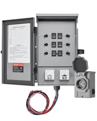 VEVOR Manual Transfer Switch, 30-Amp 6-Circuit, Generator Transfer Switch