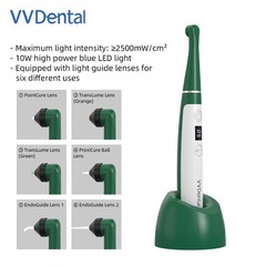 Dental Wireless LED Curing Light 1 Sec Resin Cure Lamp 2 Modes 2500mw High Power