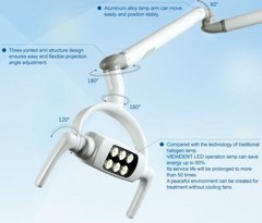 Ceiling-mounted Dental Oral Light Surgical Operating Lamp 6 LED with Arm US