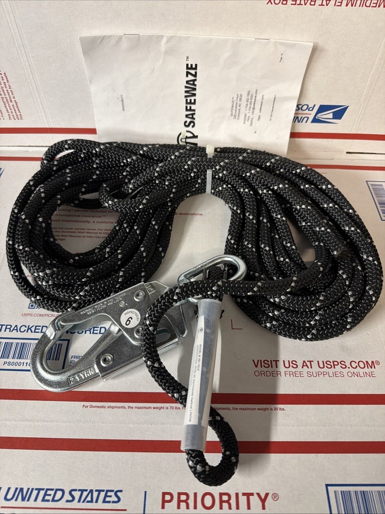 Safewaze FS715-30 Kernmantle Vertical Rope Lifeline 30”