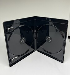 5 PCS NEW 12mm 4K ULTRA HD BLACK 2-DISC CASE, BOOKLET CLIPS, PS2-12MM UHD