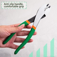 LEONTOOL Electrician’s Terminal Crimp 8.1 x 2 x 0.5 inches, Orange and Green
