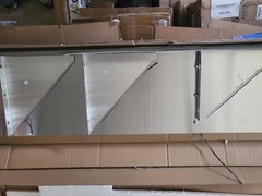 Stainless Steel Wall Mount Floating Shelf 12×60 Inch 315lb NSF Hally Inches Home
