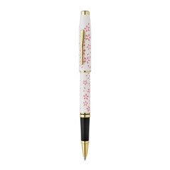 Cross Coventry Cherry Blossom Pearl White Lacquer Sakura Pink Screenprint & P…