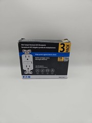 Eaton Tamper Resistant TRGF15W-3 15A/125V GFCI Recept 3-pack White F2***