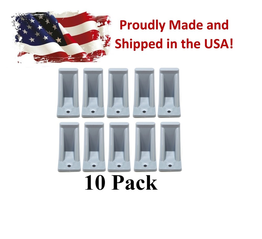 Light Grey Plastic Roof Mini Snow Ice Guard – 10 Pack Prevent Sliding Snow