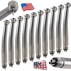 10 Pcs ASkeadnt NSK PANA MAX Style Dental High Speed Turbine Handpiece Push 4Hol