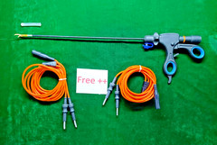 Laparoscopic Bipolar Maryland Gold Jaw with 2pc Cable Free Reusable Instruments