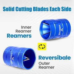 Pipe Reamer Tool, Copper PVC Tube Deburring Tool Plumping Tools Pipe Cleaner …