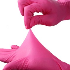 Fuchsia Nitrile Disposable Gloves 20/50/100PCS Pink Latex Free Cleaning