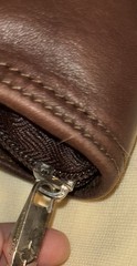 Vintage Franklin Covey Nappa Leather Planner Binder; Brown