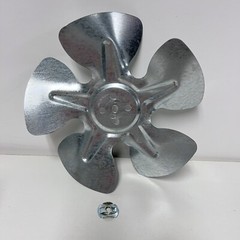 GE Refrigerator Condenser Fan Motor Complete 1300RPM Motor, Fan, and Brackets