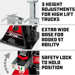 POWERBUILT 3 Ton Hydraulic Bottle Jack/Stand 11-21″ 640912