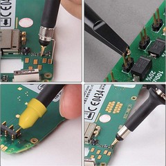 Cleqee 2-Piece Oscilloscope Probe P6100 1X 10X 100MHz DSO Coaxial BNC Connection