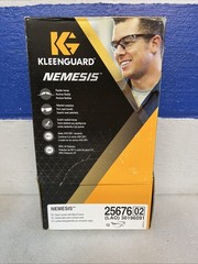 Kleenguard Nemesis 25676 Clear Lens W/ Black Frame Safety Glasses 12 Pack Box