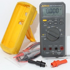 READ Fluke 87-V (87V) True RMS Digital Handheld Multimeter BUNDLE