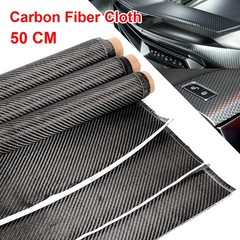 20″ x 10FT Real Carbon Fiber Fabric Cloth Roll 3k 200gsm 2×2 Twill Weave Black
