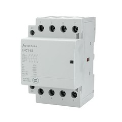 4 Pole 120V Coil Normally Open Contactor 60A DIN Rail Mount