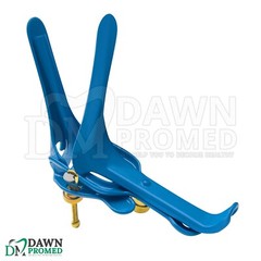 4 Pcs Blue Coated Graves Vaginal Speculum S, M, L, XL OB/GYN Inst German Grade