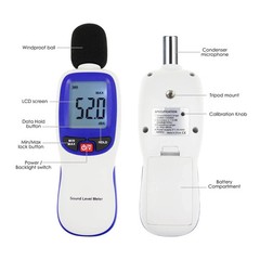 Bluetooth Decibel Meter Digital Sound Level Meter Portable SPL Meter 30~130dB…