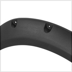 4Pcs ABS Wheel Protector Flare Black Matte Rivet-Textured Paintable 132-5186