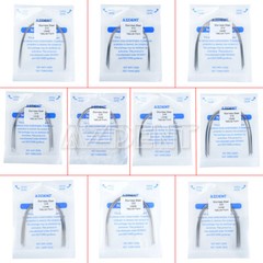 AZDENT Dental Orthodontic Stainless Steel Round Arch Wires Nature Form All Sizes