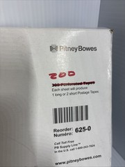 Pitney BOWES 625-0 Genuine Postage Meter Tapes (Original Pitney Bowes)(200 Only)