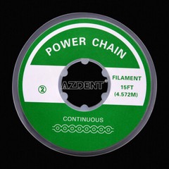 Dental Orthodontic Ligature Ties Elastic Rubber Bands /Elastic Ultra Power Chain