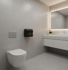 BioTouchless Automatic Toilet Paper Dispenser Wall-Mounted Smart Sensor – New
