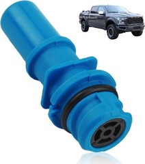 OEM Blue Thermoplastic PCV Valve Fitting 7L3Z6A666A, Positive Crankcase Ventilat