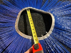 Poly/Wire Combo Convoluted Wafer 10″ Center Dia. X 32″ Outer Dia. , Blue
