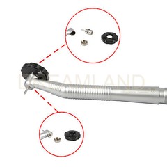 Fit NSK Dental Standard Head High + Low Speed Handpiece E-Type Kit 4 Hole