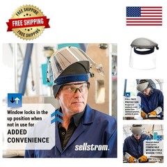 301 Advantage Series Face Shield – Lightweight Protection for Grinding & Cutting