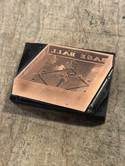Herbert’s Base Ball / Herbert Specialty Mfg Co, 1929 Copper Print Block (2849)