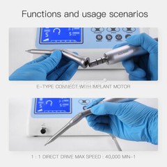 AZDENT Dental 20:1 1:1 Straight Implant Surgical Contra Angle Push Handpiece