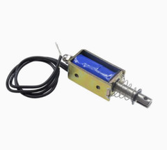 5pcs JF-0530B DC12V 300mA 5N/10mm Pull-Push-Type DC Solenoid Electromagnet