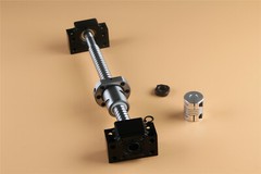SFU1605 Ball Screw RM1605 OD16mm L250mm-1500mm +BK/BF12 End Supports+ Coupler