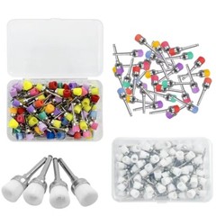 Dental Prophy Polishing Brush Nylon Latch Flat Prophylaxis Polisher Brushes