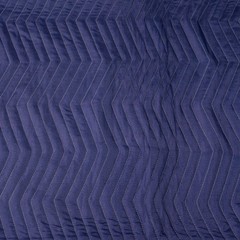 USCC Mega Mover Moving Blankets – 80″ X 72″ – Blue/Light Blue – Single Blanket