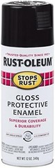 Rust-Oleum 7779830 Stops Rust Spray Paint, 12 oz, Gloss Black
