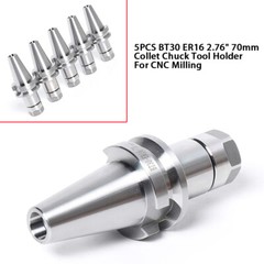 BT30 ER16 70mm 5PCS SET Collet Chuck Tool Holder Balance 12000RPM BT 30 USA