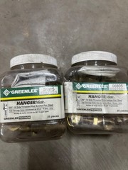 Greenlee 06805 Hangermate steel Side Hanger 3/8″ self tapping shank 2- 25 pk