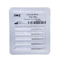 Dental Carbide Burs FG 169L 21mm For High Speed Handpiece 1.6mm Taper Fissure