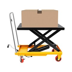 500lbs Hydraulic Lift Table Cart Steel Scissor Lift Table Hydraulic Lift Trolley