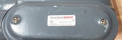 Lot of 3 PLASTI-BOND RED H2OT 2″ CONDUIT BODY, PVC COATED With Covers