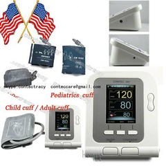 US Automatic Digital Upper Arm Blood Pressure Monitor Heart Beat Meter LCD,cuffs
