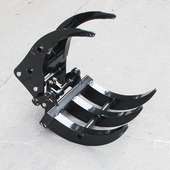 Mini Excavator Grapple Attachment – Heavy Duty Log & Brush Grabber for 0.8-1.5 T